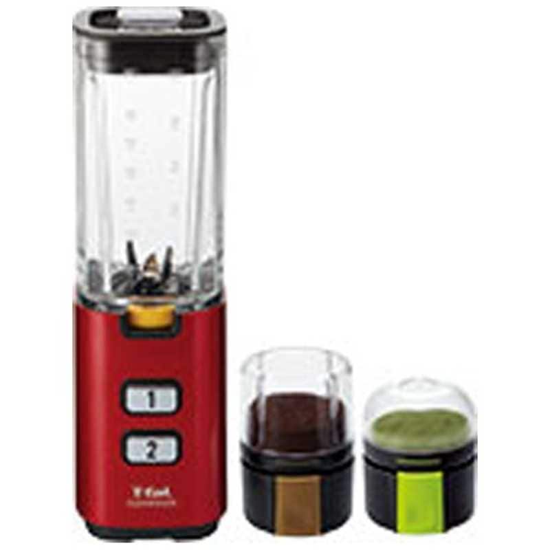 T-fal　ミキサークリックアンドテイスト ルビｰレッド [ミキサー:600ml / 6枚刃]　BL143GJP (ルビｰレッド)