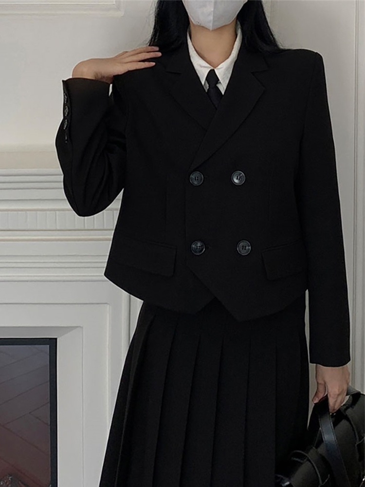 カレッジスタイルのスーツのドレス子供初秋2023新しい初秋の衣類茶部門はフルセットの服を着る 5,419円