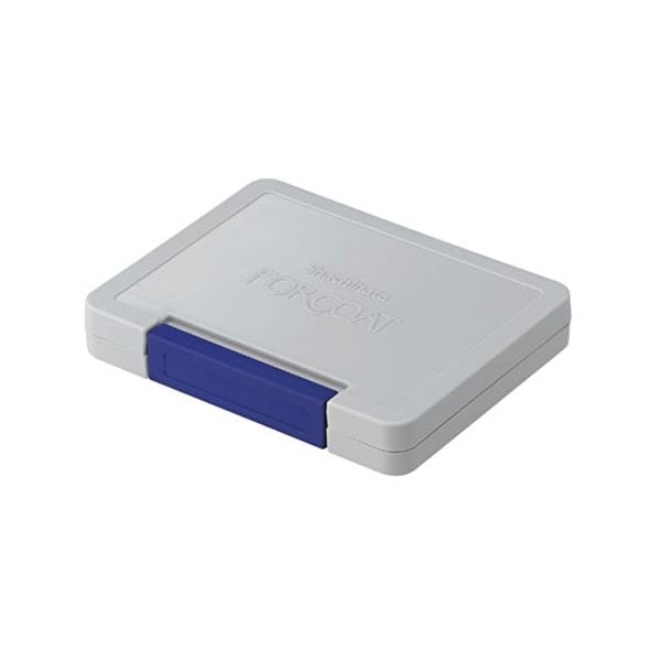 (まとめ) シヤチハタ フォアコートスタンプ台 大形 藍色 HCN-3-B 1個 (×3セット)