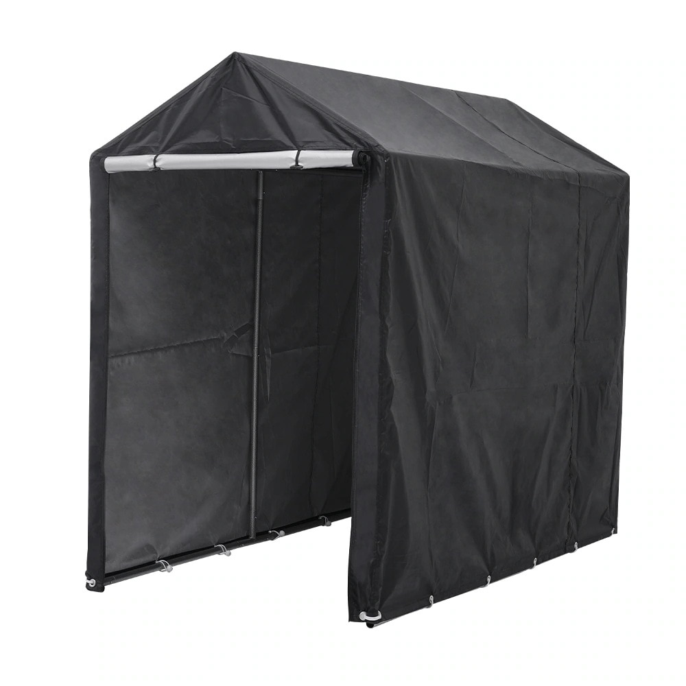 1854【ブラック】サイクルハウス 1~3台 耐水圧3000mm 防水 保管 雨よけ 日よけ 耐久性 サイクルガレージ 自転車置き場 物置 駐輪場 サイクルポート バイク用