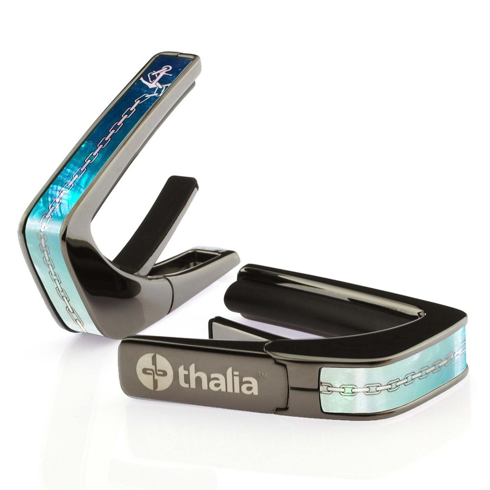 Thalia Capos ギターカポタスト Black Chrome Finish Fouled Anchor TH-CB201-13
