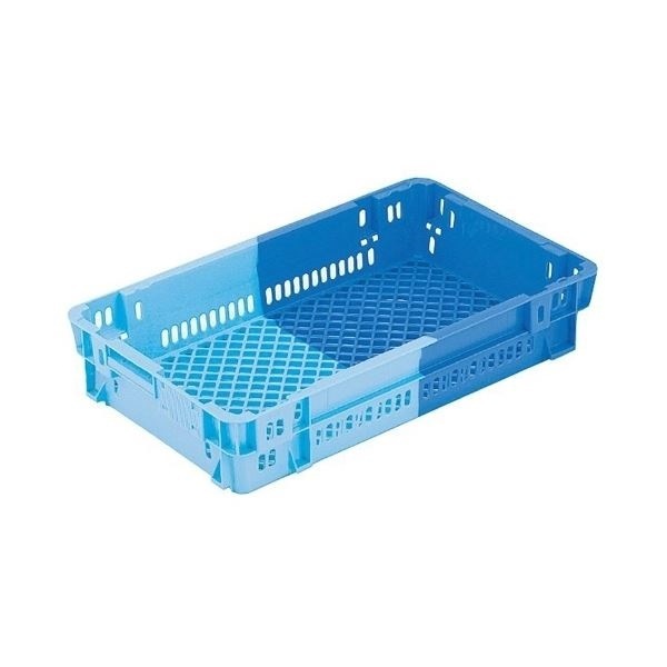 10個セット 業務用コンテナボックス/食品用コンテナー NF-M19 ダークブルー/ブルー 材質：PP 32,267円