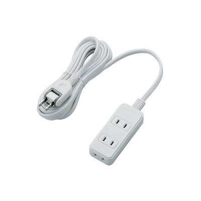他サイト： エレコム　ELECOM　スイングプラグタップ 3個口 3m　T-TS02-2330WHの商品画像