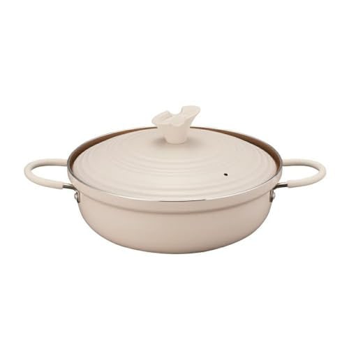 エバークック 両手鍋 卓上鍋 24* IH対応 ガス火対応 【500日保証】 蓋付き こびりつきにく