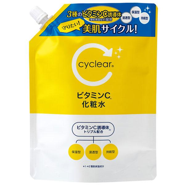 熊野油脂 cyclear サイクリア ビタミンC 化粧水 詰替 500ml 24本セット 【ケース販売】