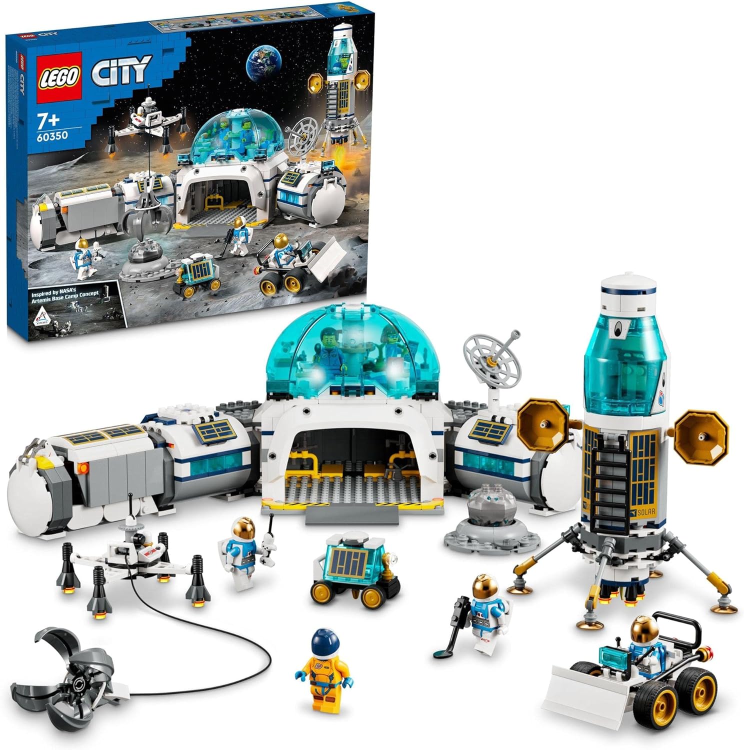 レゴ LEGO シティ 月面探査基地 60350 おもちゃ ブロック プレゼント 宇宙 うちゅう ロケット 男の子 女の子