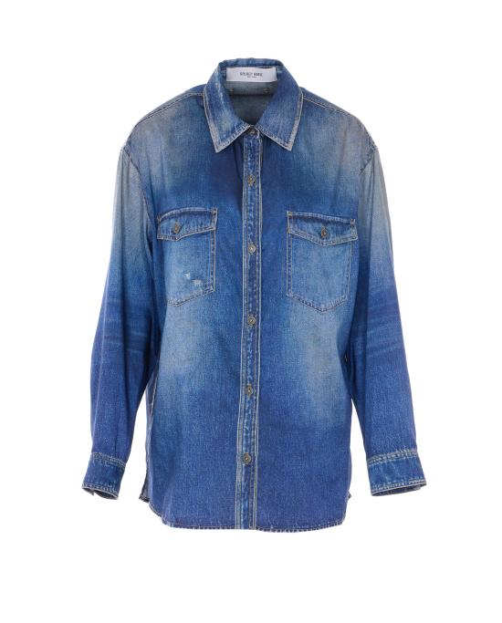 GOLDEN GOOSE Women Shirts GWP02525 P00240650100 Blue