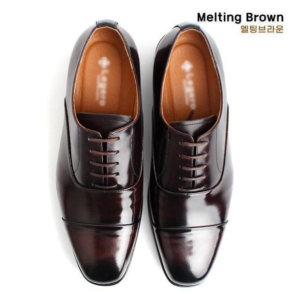 男性の身長アップシューズ 牛革紳士靴 DM01