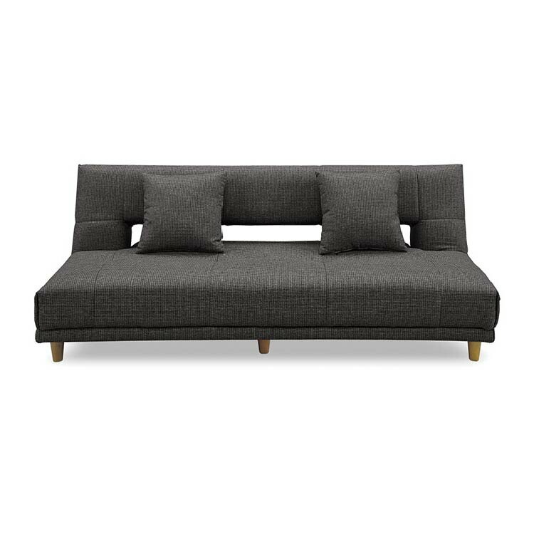 【メーカー直送送料込】関家具 ソファベッド Arｃ（アーク） チャコールブラック 175542