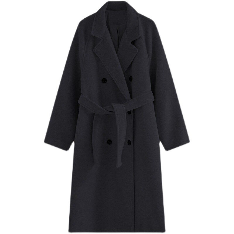 ツイードコート秋冬ラシャミディアムヘボン婦人コート