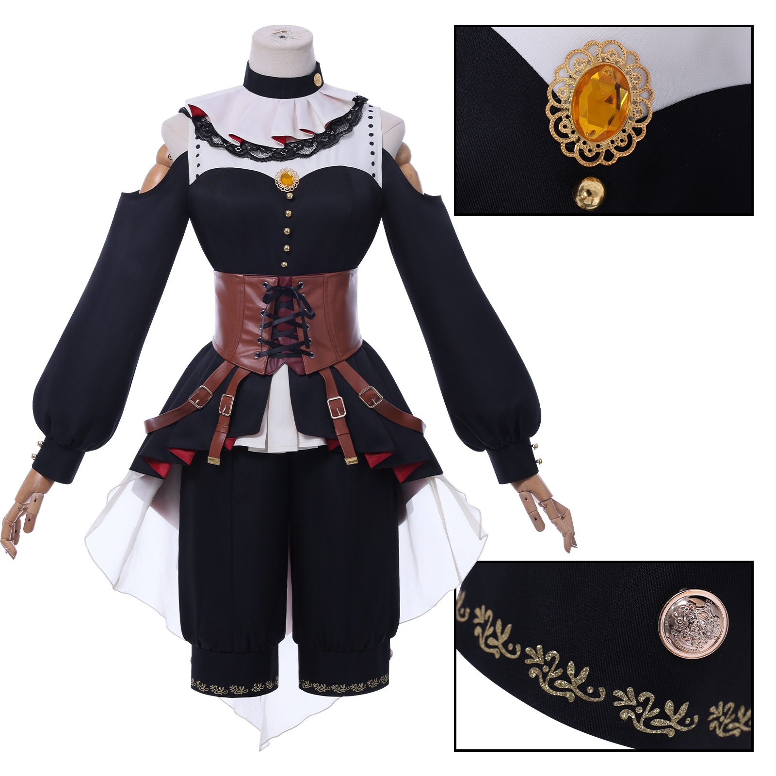 ハロウィンキャロル人形三角初華コスプレ衣装Ave Mujica三角初華舞台衣装コスプレアニメ衣装