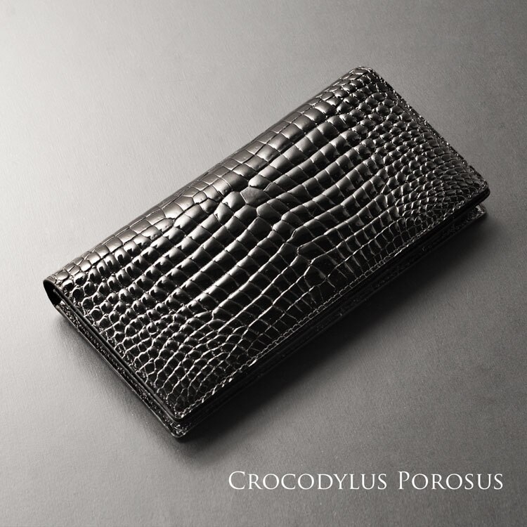 スモールクロコダイルレザー無双長財布 90,750円