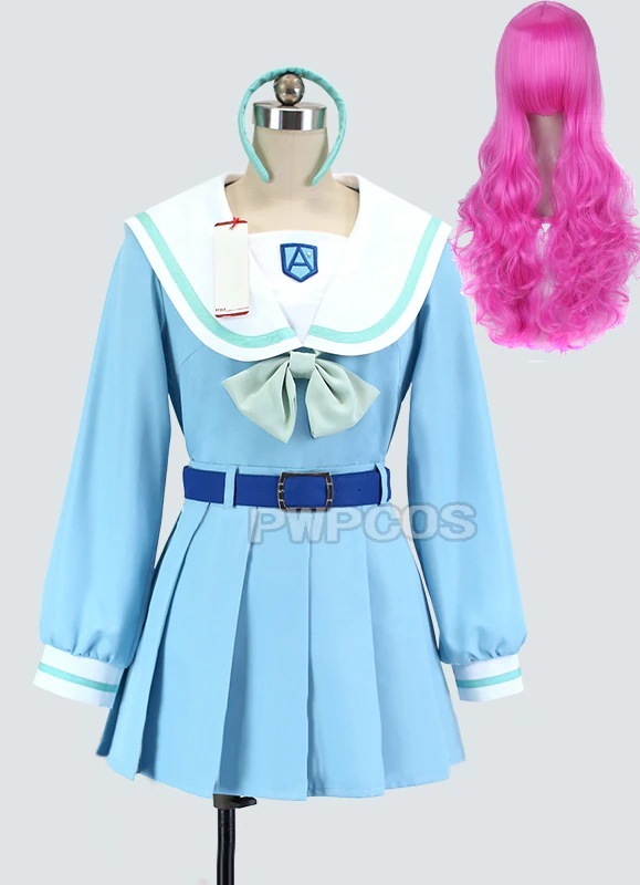 トロピカルジュ！プリキュア ローラ コスプレ衣装 冬制服 カチューシャ 付き ウィッグ追加可能 変装 クリスマス アニメ イベント パーティ コスチューム