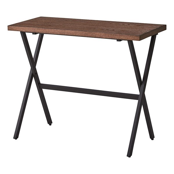 フォールディングデスク ブラック W90×D40×H72 PT-781BK