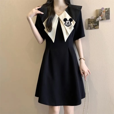 春夏新入荷ペアルック カップル ディズニー ワンピース限定発売上品＆ワンピース バーゲンセール ミッキー 夏服ロングワンピース韓国ファッション6