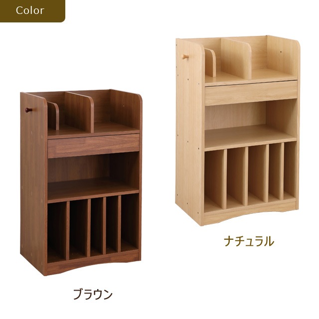 便利なランドセルラック - ブラウンとナチュラルの2色展開