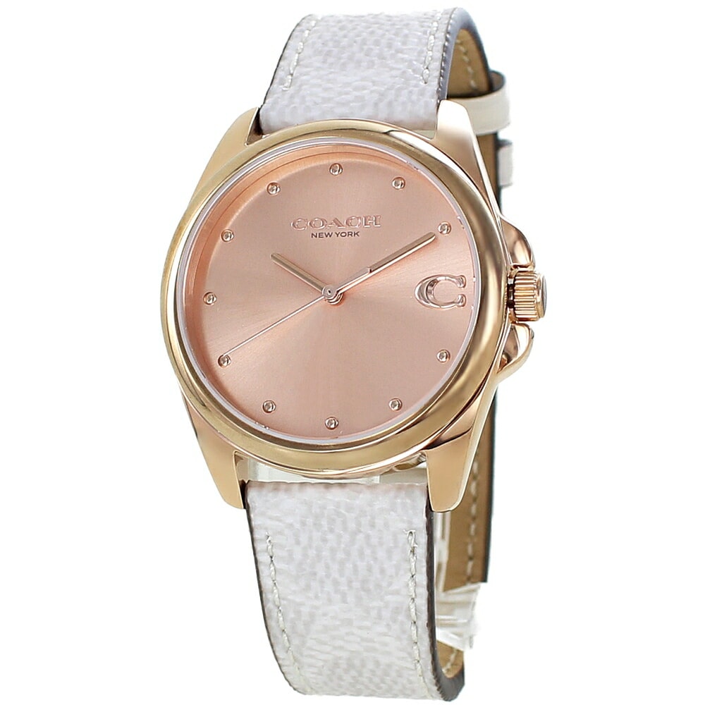 コーチ 腕時計 手表 レディース かわいい プレゼント シグネチャー柄 革ベルト 女性 ブランド 誕生日プレゼント 母 彼女 妻 友達 退職 記念日 ギフト 時計 おしゃれ ポイント消化