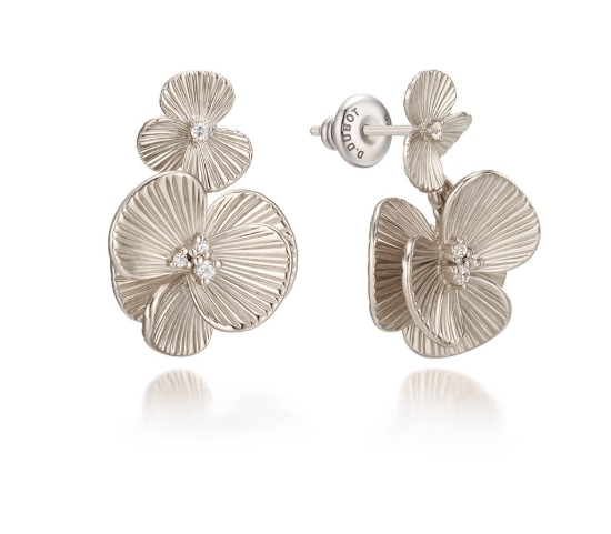 플라워 실버 귀걸이 JDDED5S01ZC