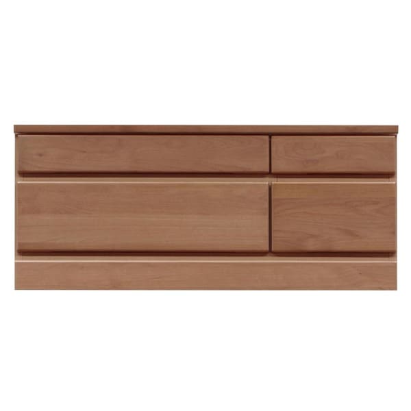 チェスト タンス 2段 約幅90cm ブラウン 木製 日本製 ローチェスト ベッドルーム 寝室 リビング 完成品 玄関渡し