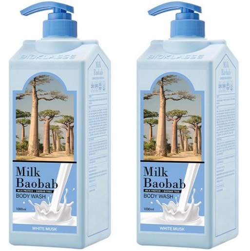 ボディウォッシュ ホワイトムスクの香り 1000ml x 2個 (鎮静/弾力/保湿/栄養供給/活力/しわ防止)