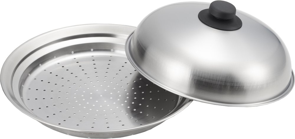 ヨシカワ 蒸し器 フライパン用 24~26cmフライパン対応 蒸しプレート 日本製 ステンレス 蒸し料理 フライパンにのせて簡単蒸しプレート YJ2611