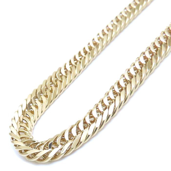 喜平ネックレス K18YG イエローゴールド 8面 トリプル 50cm 50g/76252【中古】