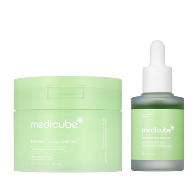 【正規品】[1+1/ 2個1セット 】エクソソームシカアンプル 30ml + エクソソームシカ 凹凸 鎮静パッド 150ml/100枚