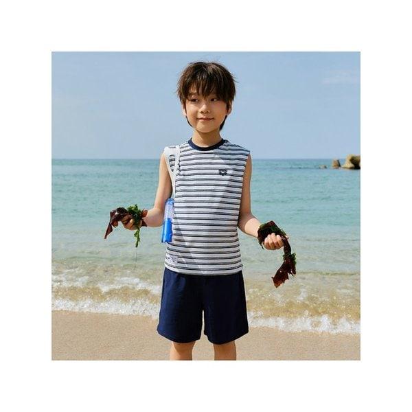 スプリット子供用ラッシュガードセット A5BB1BS04DNV