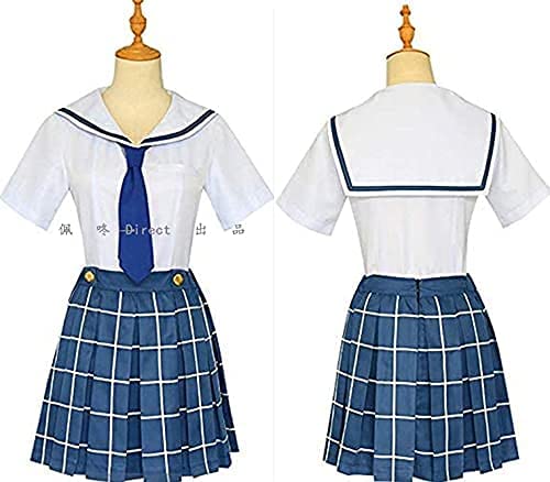 八月のシンデレラナイン 野崎夕姫 セーラー服 校服 制服 風 cosplay衣装 風