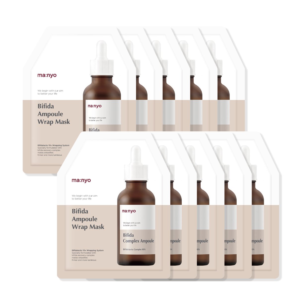 ビフィダ アンプル ラップ マスク 35g×20枚