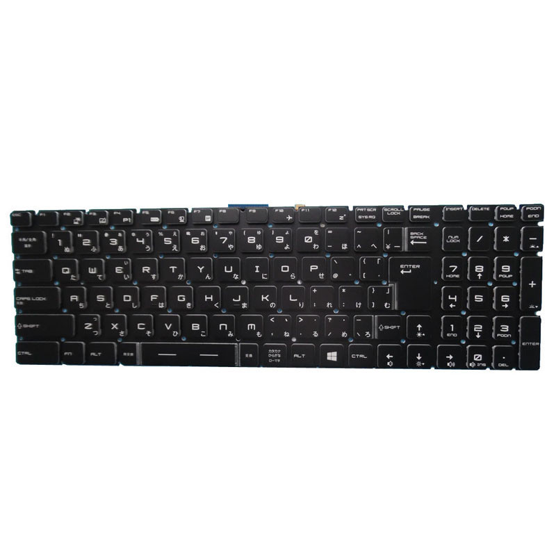 ノートパソコンキーボード互換 MSI V143422DJ2 JA MS-16K2 S1N-3JJP262-SA0 S1N3JJP262SA0 日本語 黒 フレームなし