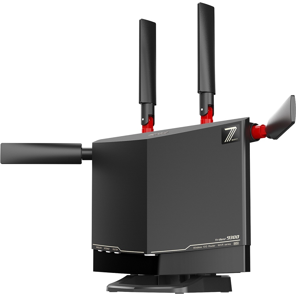 バッファローBUFFALO AirStation Wi-Fi 7対応 トライバンド無線LANルーター親機(5764＋2882＋688Mbps) WXR9300BE6P