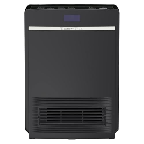 色：ブラック ダイニチ (Dainichi) セラミックファンヒーター 暖房 1200W ブラックE