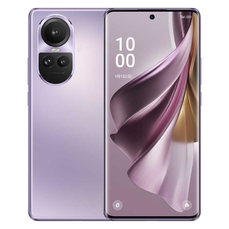 OPPO　SIMフリースマートフォン Reno10 pro 5G Qualcomm Snapdragon 778G 5G 6.7型 グロッシーパープル　CPH2541PL