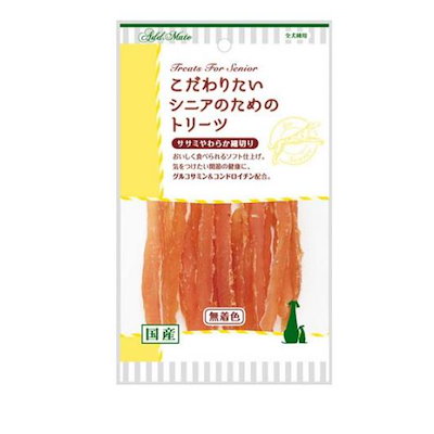 他サイト： アドメイト 犬用 こだわりたいシニアのためのトリーツ ササミやわらか細切り 40gの商品画像