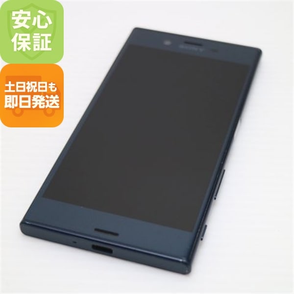 美品 SO-01J Xperia XZ ブルー スマホ 92