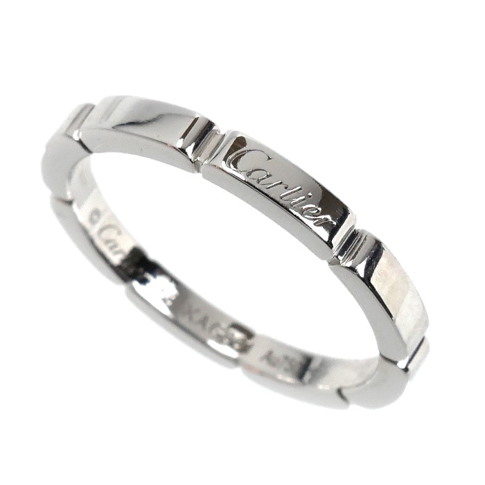 CARTIER カルティエ K18WG ホワイトゴールド マイヨンパンテール リング・指輪 B4083558 18号 58 4.5g メンズ 中古 美品