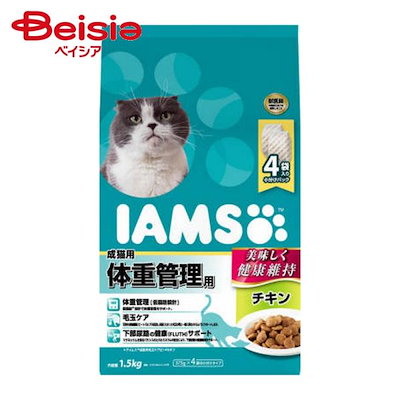 他サイト： マースジャパン アイムス成猫用体重管理用チキン1.5kgの商品画像