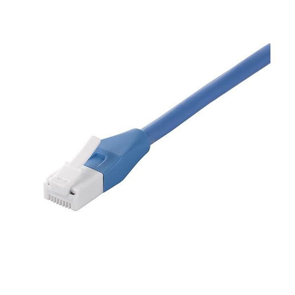 （まとめ） バッファローツメの折れないLANケーブル カテゴリー5e ストレート スタンダード 法人向け ブルー 5m ETPC5ENU50BL1本 3セット