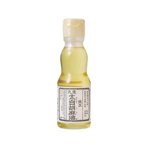 九鬼 太白胡麻油 瓶 170g 12 メーカー直送