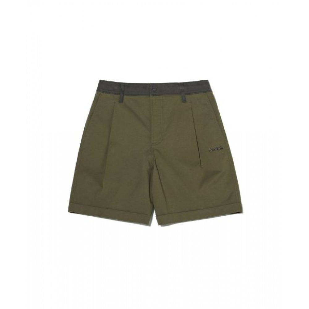 コダックシーナリーカラーブロックパート 5 バミューダパンツカーキ