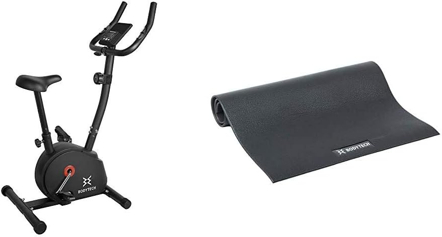 ブラック ボディテック(Bodytech) マグネティックバイク 脈拍測定 デジタルモニター 8段負荷調整 BTS91HM003ブラック