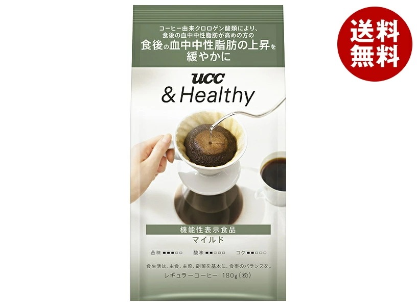 UCC &Healthy マイルド 180g袋×12袋入