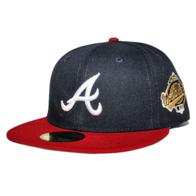 ベースボールキャップ 帽子 59fifty メンズ レディース MLB アトランタ ブレーブス