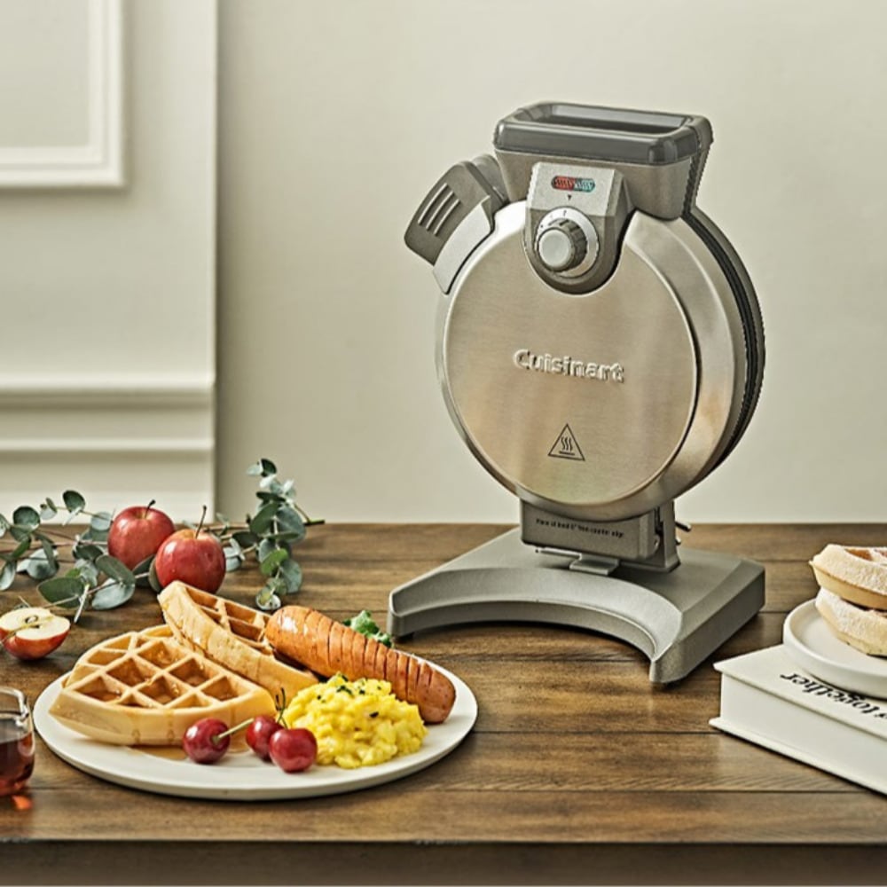 [Cuisinart] 5段階 焼き加減 ワッフルメーカー ワッフル 両面コンパクト ホットサンドメーカー トーストメーカー