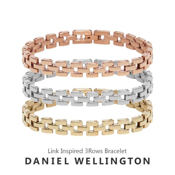 Link Inspired 3Rows Bracelet 3-Link Bracelet アクセサリー プレゼント ギフト　贈り物 プレゼント 誕生日 クリスマス ダニエルブレス 女性 日常使い 並行