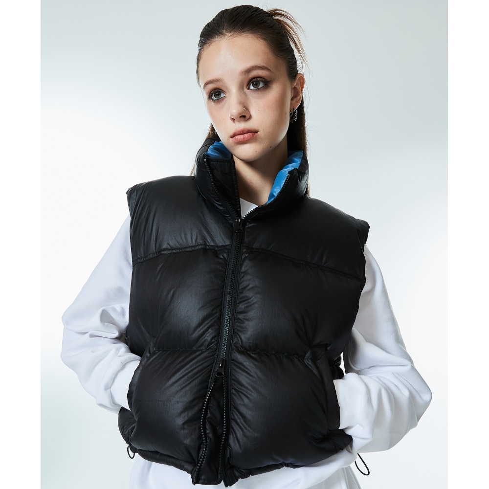 ラヴ・イズ・トゥルーアムスターロゴパディングベスト (ブラック)