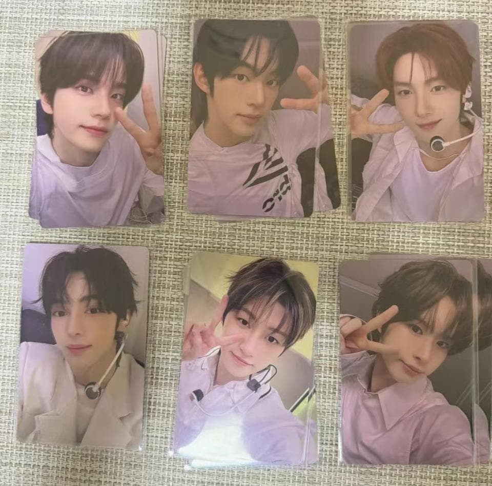 公式品　tws mini3 TRY WITH US yzy5.0　 特典トレカ　全員６枚セット
