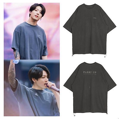 FRU BTS着用 Reversible Pigment String T-shirt ジョングクォト...のサムネイル
