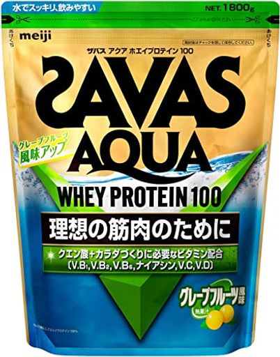 明治 アクアホエイプロテイン100 グレープフルーツ風味 1,800G 7,805円